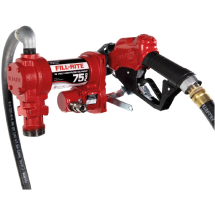 Kit de Abastecimento Elétrico Fill-Rite 12V com Motor ATEX Bico Automático 1” com Vazão de 75 L/min MIX-50088