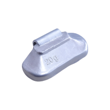 Contrapeso Garra Baixa Universal 20g de Aço para Rodas de Liga Leve – 1 pacote com 100 Unidades MIX-50132A