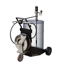 Unidade Móvel Pneumática com Medidor Digital e Carretel para Óleo Lubrificante Lubmix MIX-91226 com 15 Metros de Mangueira Ø 1/2" 28 L/min