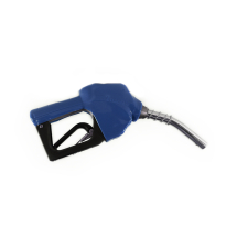 Bico Automático para Abastecimento de Combustíveis Lubmix MIX-BI12-AZ Azul Entrada 3/4", Ponteira 1/2", Vazão 75 L/min, Acionamento por Pressão para Diesel, Gasolina e Etanol