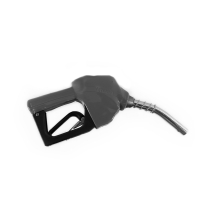 Bico Automático para Abastecimento de Combustíveis Lubmix MIX-BI12-CZ Cinza Entrada 3/4", Ponteira 1/2", Vazão 75 L/min, Acionamento por Pressão para Diesel, Gasolina e Etanol