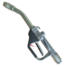 Comando de óleo antigotejamento Lubmix MIX-CO34P 3/4 com extensão rígida curva, corpo em alumínio e bico para alta pressão.