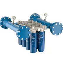 Cabeçote para Instalação em Linha Donaldson 9180-N com Capacidade de 08 Elementos Filtrantes 1893LPM