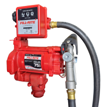 Estação Abastecimento Elétrica ø 1.1/4” Com Motor Atex de 220v e Vazão de 75 L/min Acompanha Mangueira de 4m e Bico Manual - MIX-50081