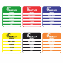 Kit de Adesivos para Identificação Médio Lupus MLP-0110 com 24 unidades