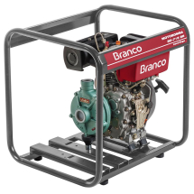 Motobomba Partida Manual para Água Branco BD-715 BR Centrífuga 16 m3/h Motor 5CV Sucção 1 1-2Pol Recalque 1Pol