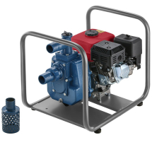 Motobomba Partida Manual para Água Branco B4T-710-FE Autoescorvante 33 m3/h Motor 5,5CV Sucção 2Pol Recalque 2Pol