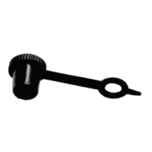 Capa de Proteção para Graxeiras Retas 1000-PP Preto