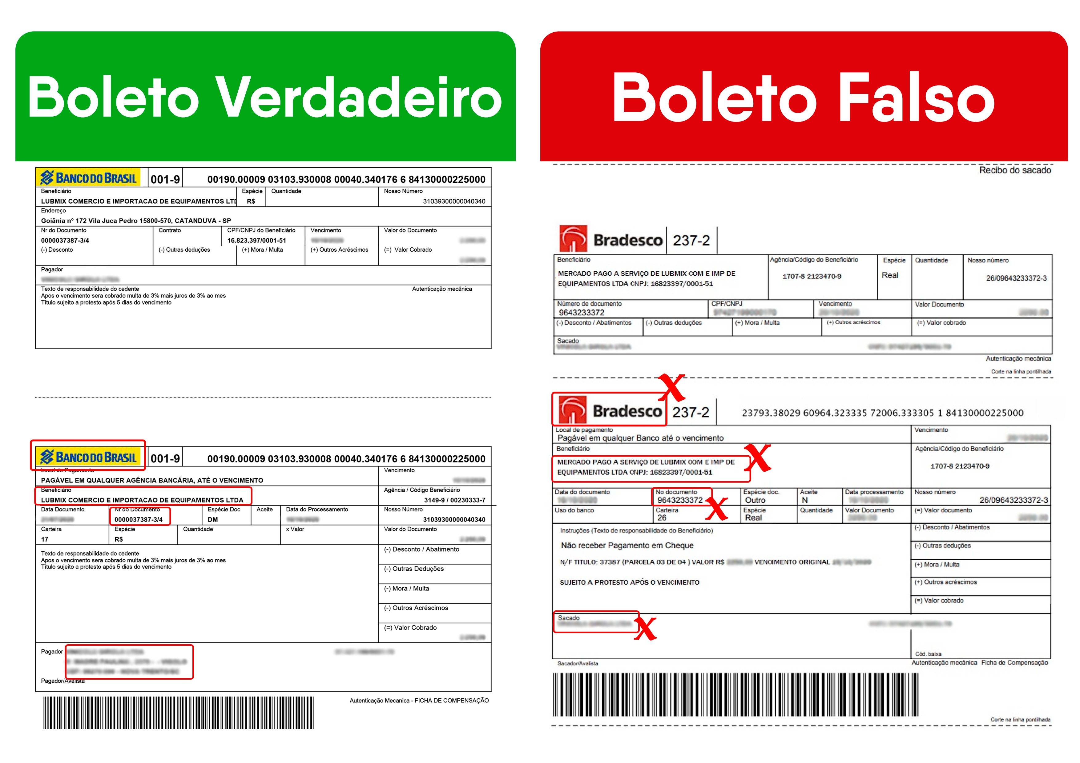 Fraude Boleto